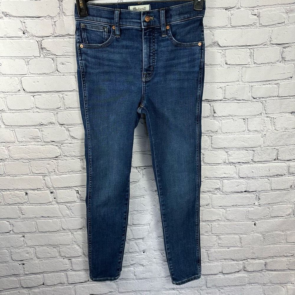 Madewell 10” High Rise Skinny Jeans Cordell Wash Heatrich Denim Edition 26